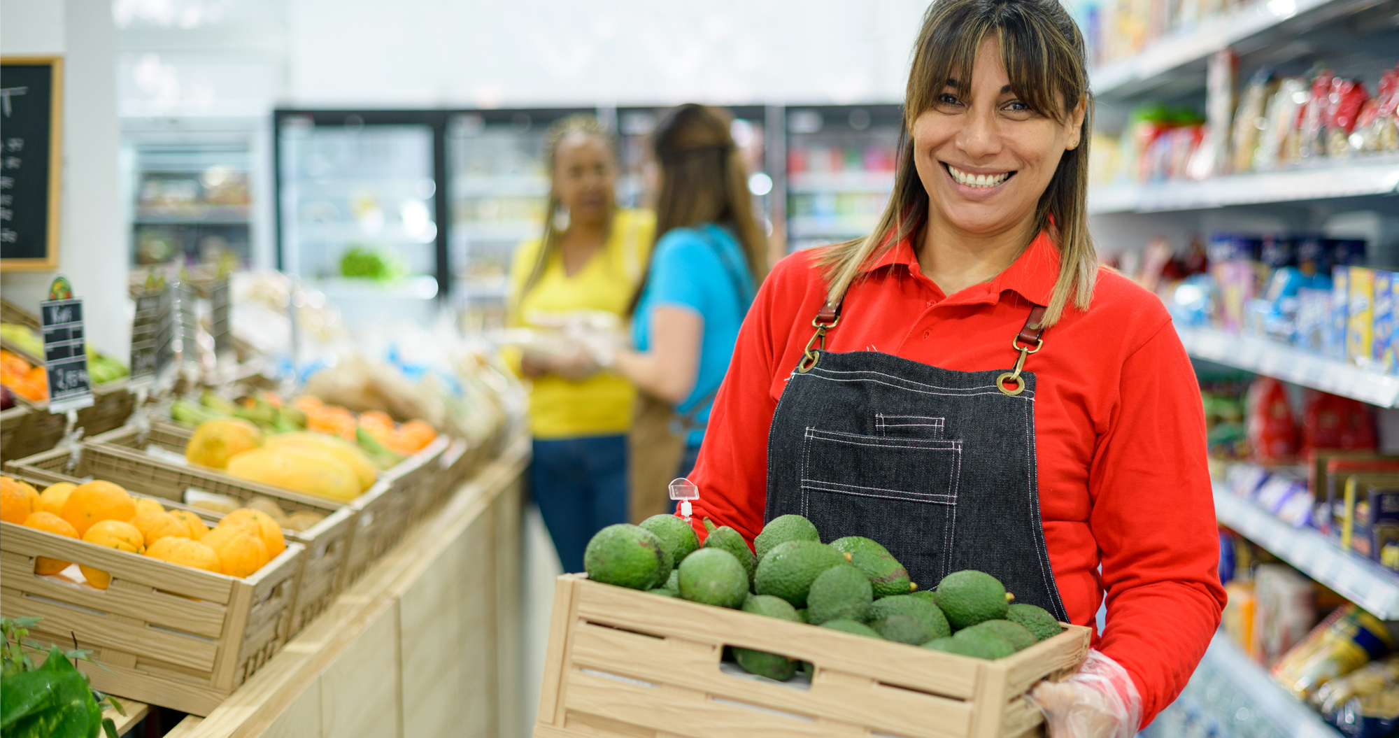 grocery store worker